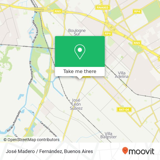 José Madero / Fernández map