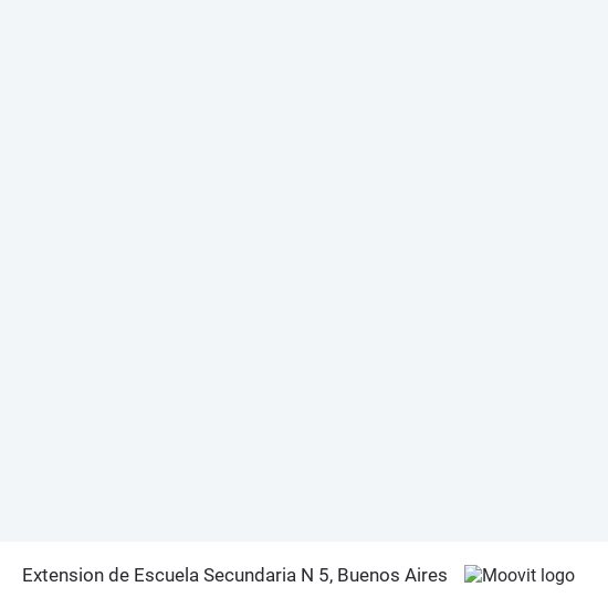 Extension de Escuela Secundaria N 5 map