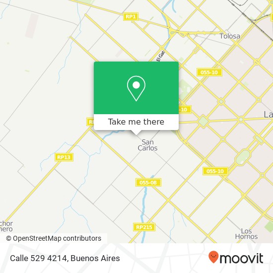 Calle 529 4214 map