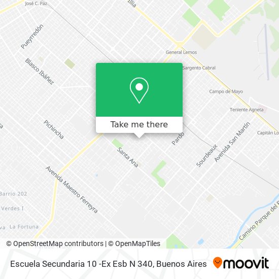 Escuela Secundaria 10 -Ex Esb N 340 map