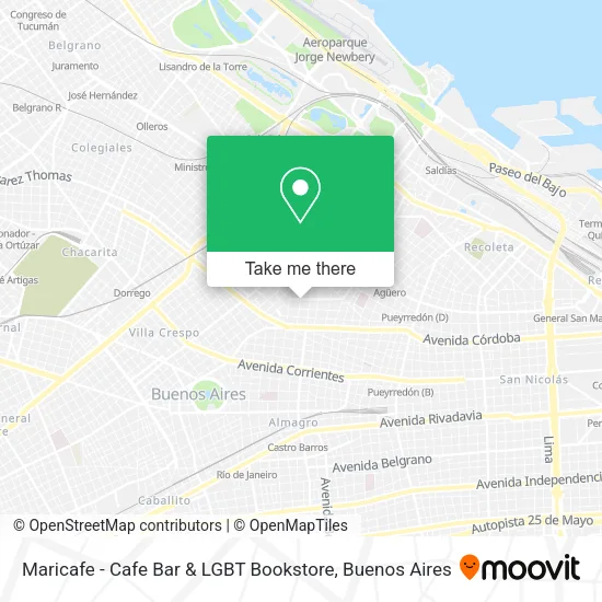 Maricafe - Cafe Bar & LGBT Bookstore map