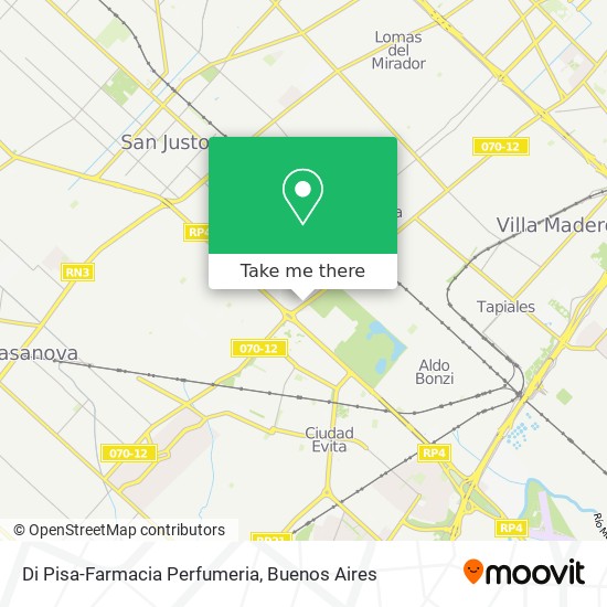 Di Pisa-Farmacia Perfumeria map