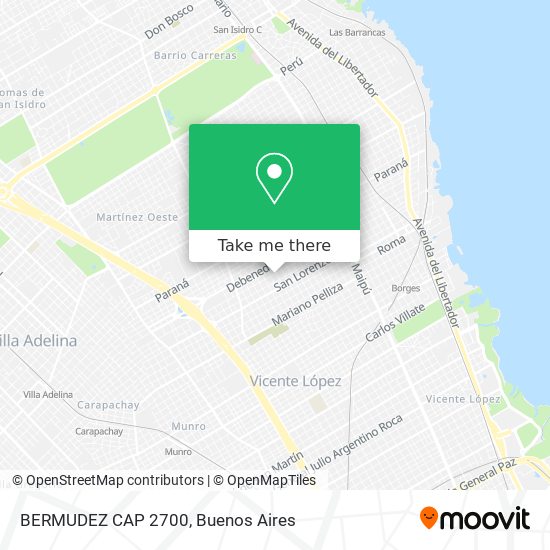 BERMUDEZ  CAP  2700 map