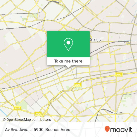 Av Rivadavia al 5900 map