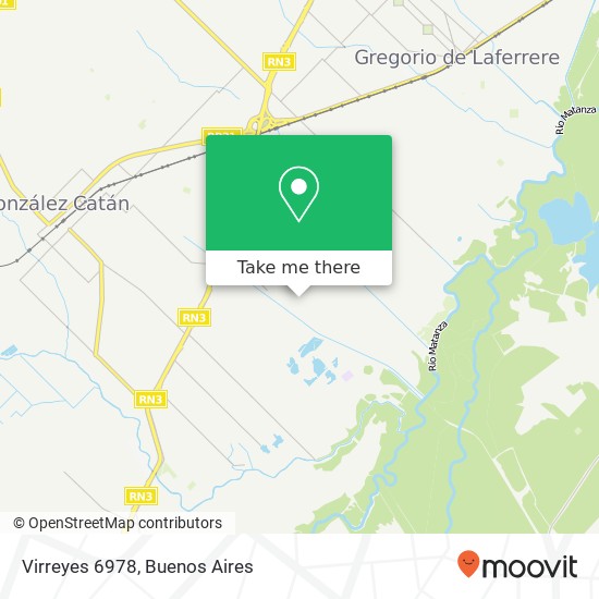 Virreyes 6978 map