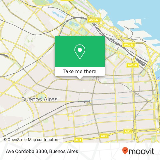 Ave Cordoba 3300 map