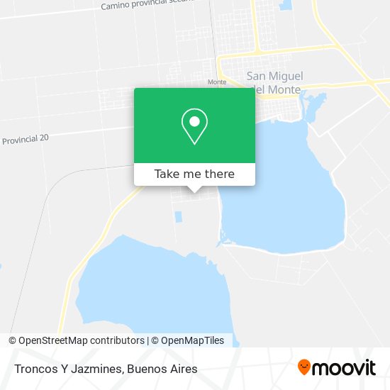 Troncos Y Jazmines map