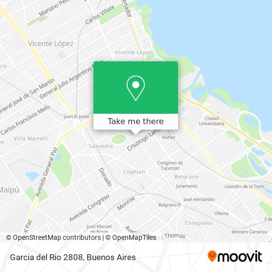 Garcia del Rio 2808 map