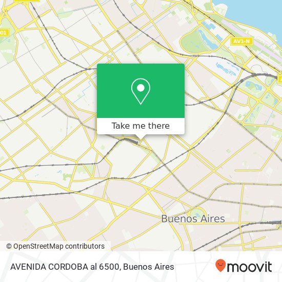 AVENIDA CORDOBA al 6500 map