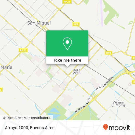 Arroyo 1000 map