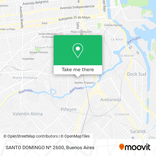 SANTO DOMINGO Nº 2600 map
