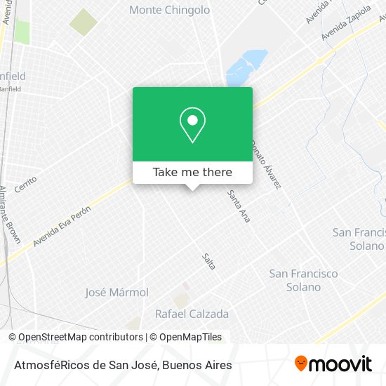 AtmosféRicos de San José map