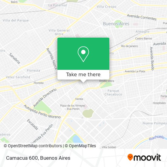 Mapa de Camacua 600