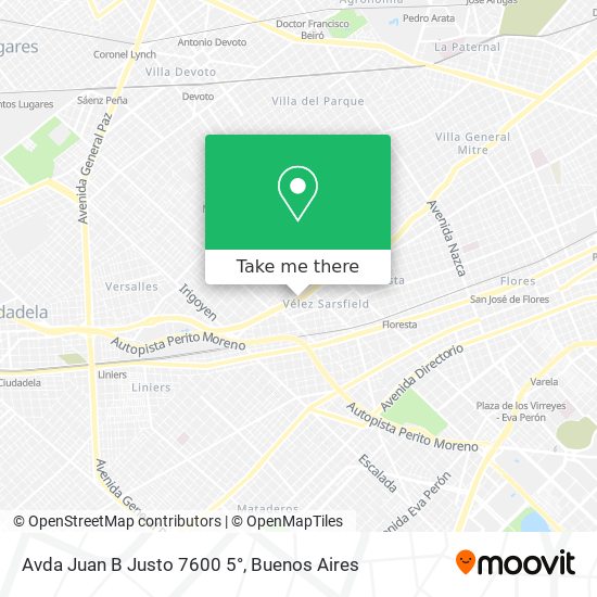 Avda Juan B Justo   7600 5° map