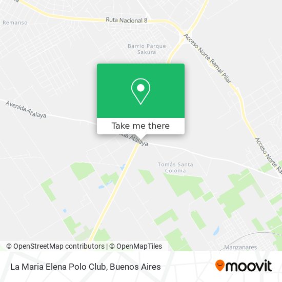 La Maria Elena Polo Club map