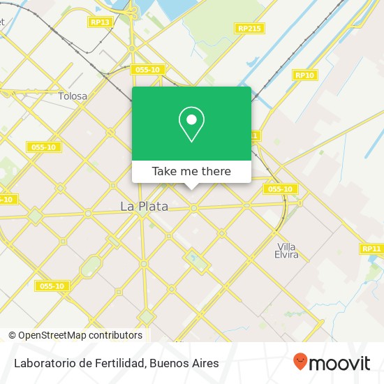 Laboratorio de Fertilidad map