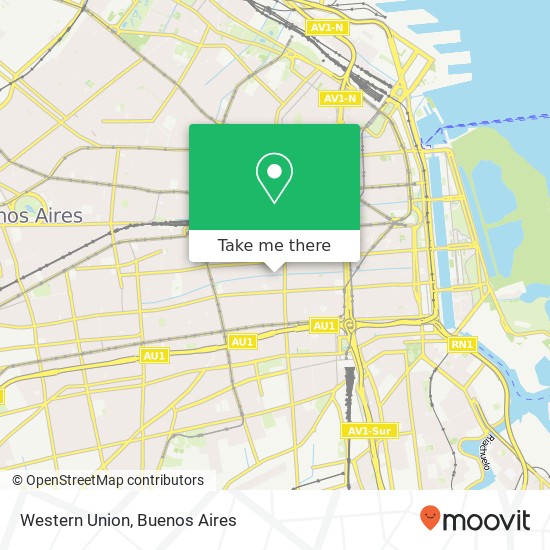 Western Union map