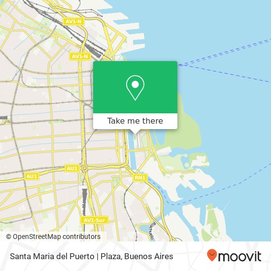Mapa de Santa Maria del Puerto | Plaza