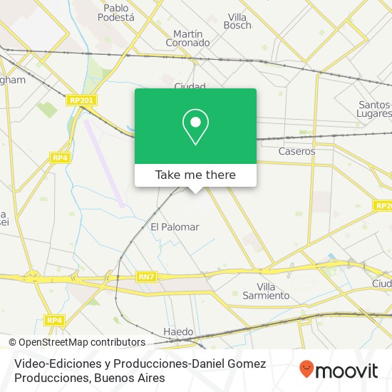 Video-Ediciones y Producciones-Daniel Gomez Producciones map