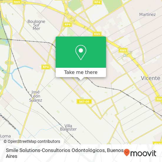 Mapa de Smile Solutions-Consultorios Odontológicos