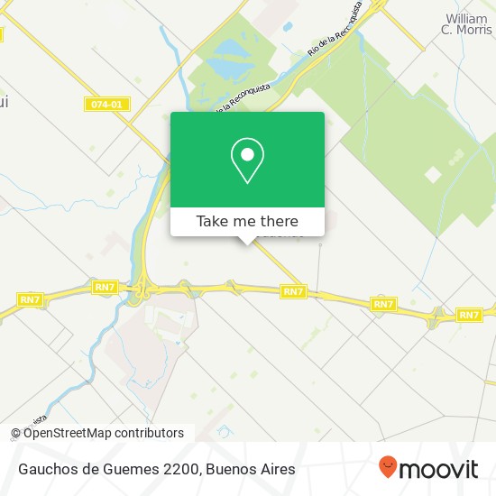Mapa de Gauchos de Guemes 2200