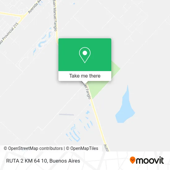 RUTA 2 KM 64 10 map