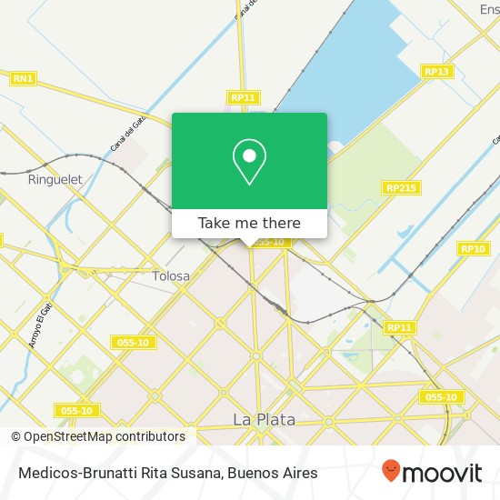 Medicos-Brunatti Rita Susana map