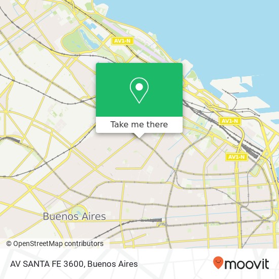 Mapa de AV SANTA FE 3600