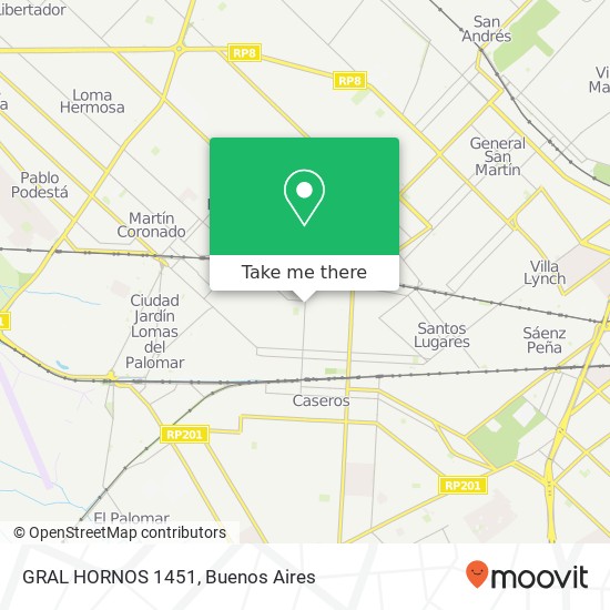 GRAL HORNOS 1451 map