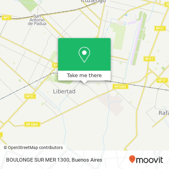 BOULONGE SUR MER 1300 map