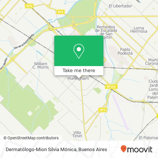 Dermatólogo-Mion Silvia Mónica map