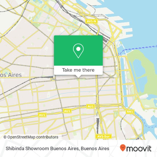 Shibinda Showroom Buenos Aires map