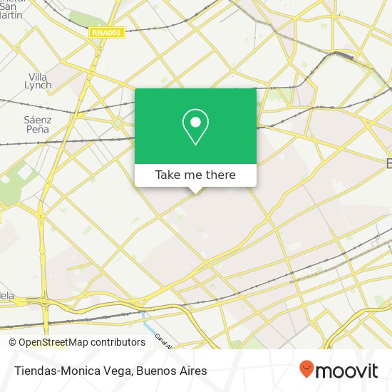 Mapa de Tiendas-Monica Vega