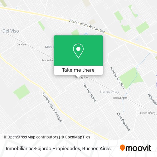 Inmobiliarias-Fajardo Propiedades map