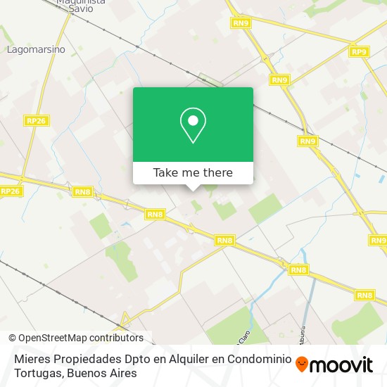 Mieres Propiedades   Dpto en Alquiler en Condominio Tortugas map