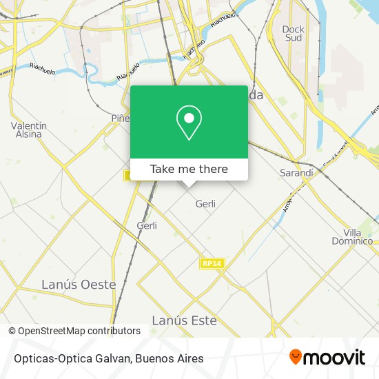 Opticas-Optica Galvan map