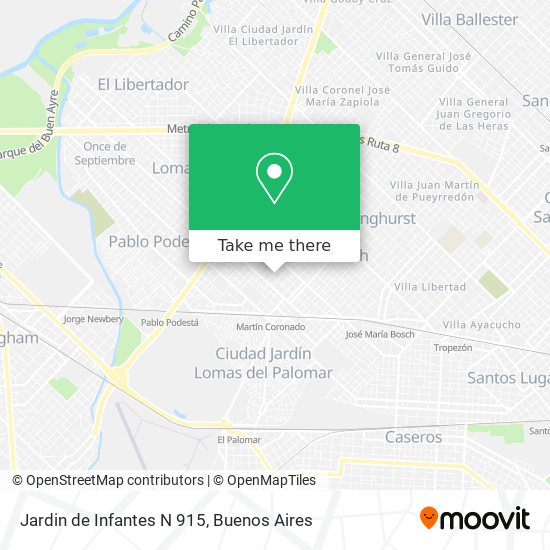 Mapa de Jardin de Infantes N 915