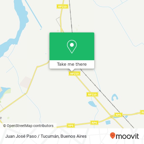 Juan José Paso / Tucumán map