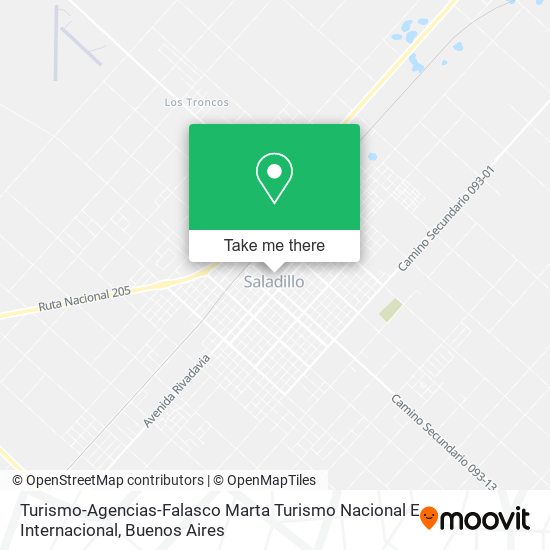 Turismo-Agencias-Falasco Marta Turismo Nacional E Internacional map