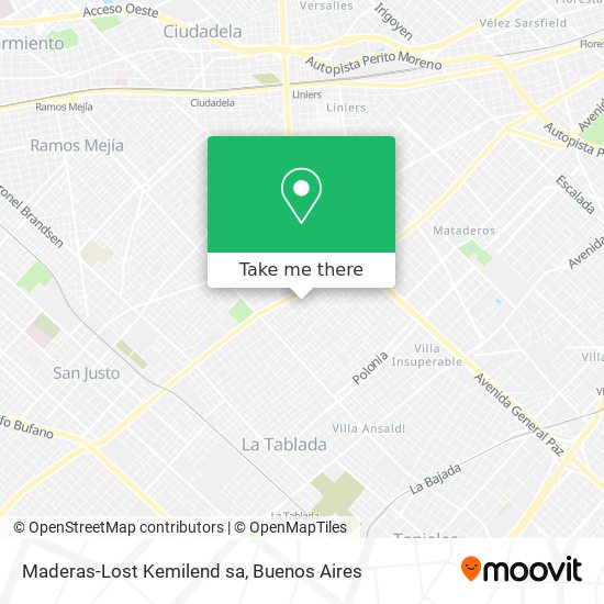 Mapa de Maderas-Lost Kemilend sa