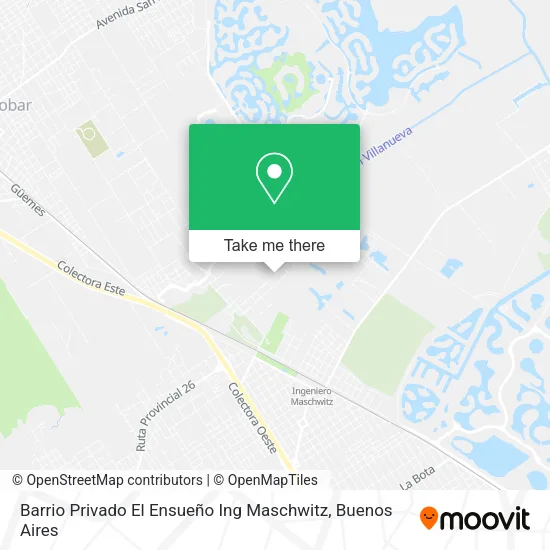 Mapa de Barrio Privado El Ensueño   Ing  Maschwitz