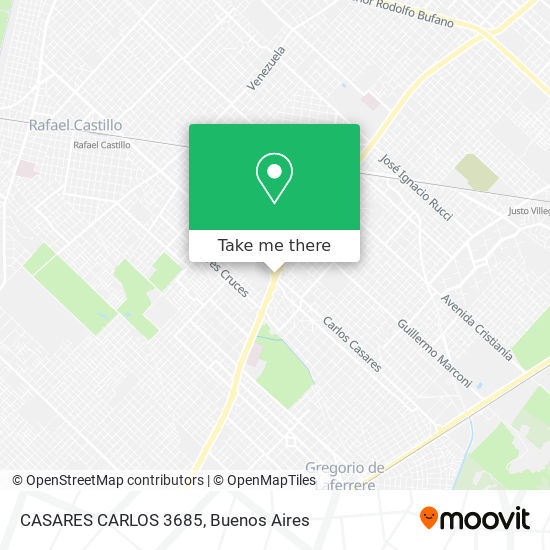 Mapa de CASARES  CARLOS 3685
