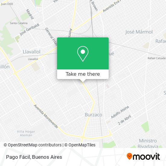 Mapa de Pago Fácil