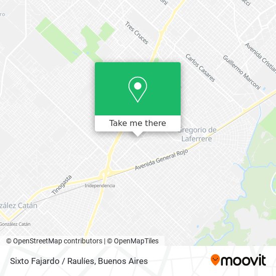 Sixto Fajardo / Raulíes map