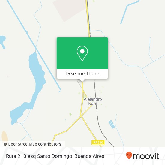 Ruta 210 esq Santo Domingo map