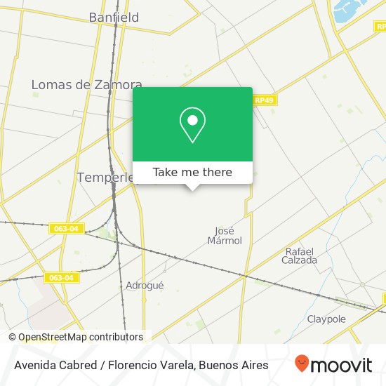 Mapa de Avenida Cabred / Florencio Varela