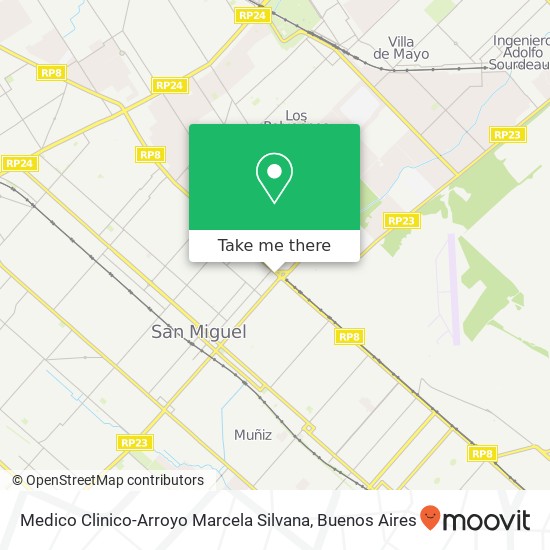 Medico Clinico-Arroyo Marcela Silvana map