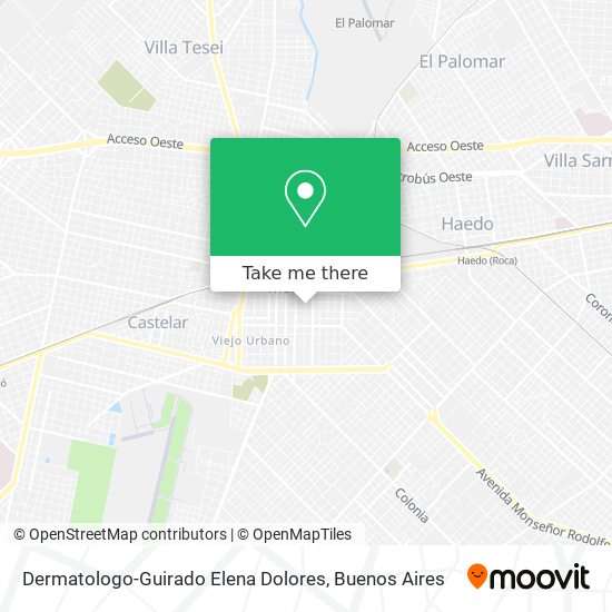 Mapa de Dermatologo-Guirado Elena Dolores
