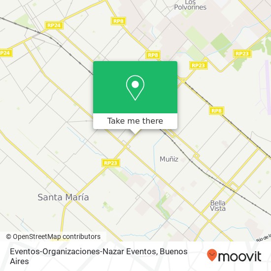 Mapa de Eventos-Organizaciones-Nazar Eventos
