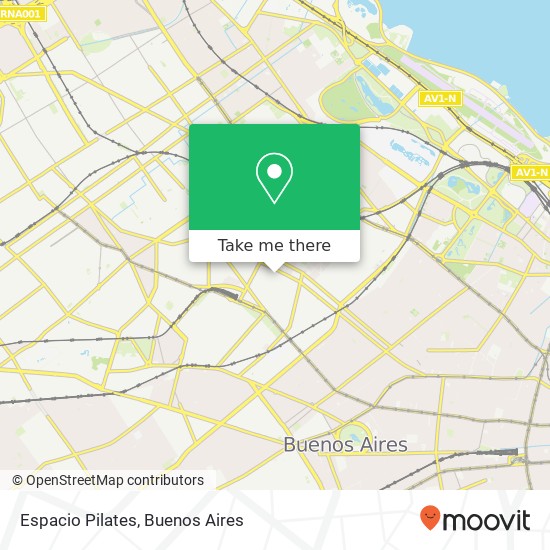 Espacio Pilates map